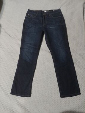 Lee Women's Deep Indigo Straight Leg Jeans